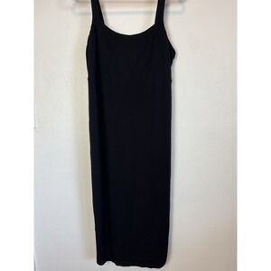 Good American Dress Size 5 Black Summer Dress Sleeveless Casual Style#GDKO101